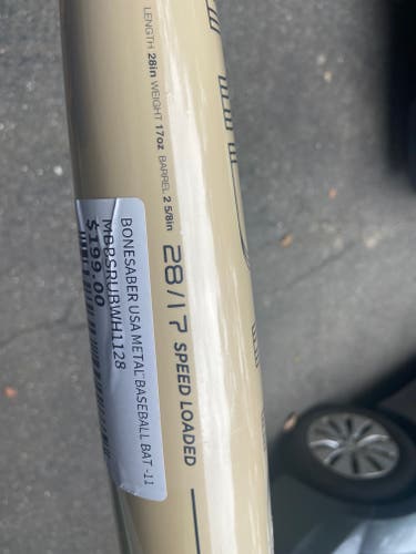 New Warstic Bonesaber Bat (-11) 17 oz 28"