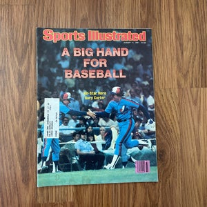 Montreal Expos Gary Carter MLB BASEBALL 1981 Sports Illustrated Magazine!