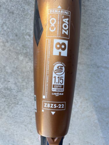 2022 Demarini Zoa 30”-8