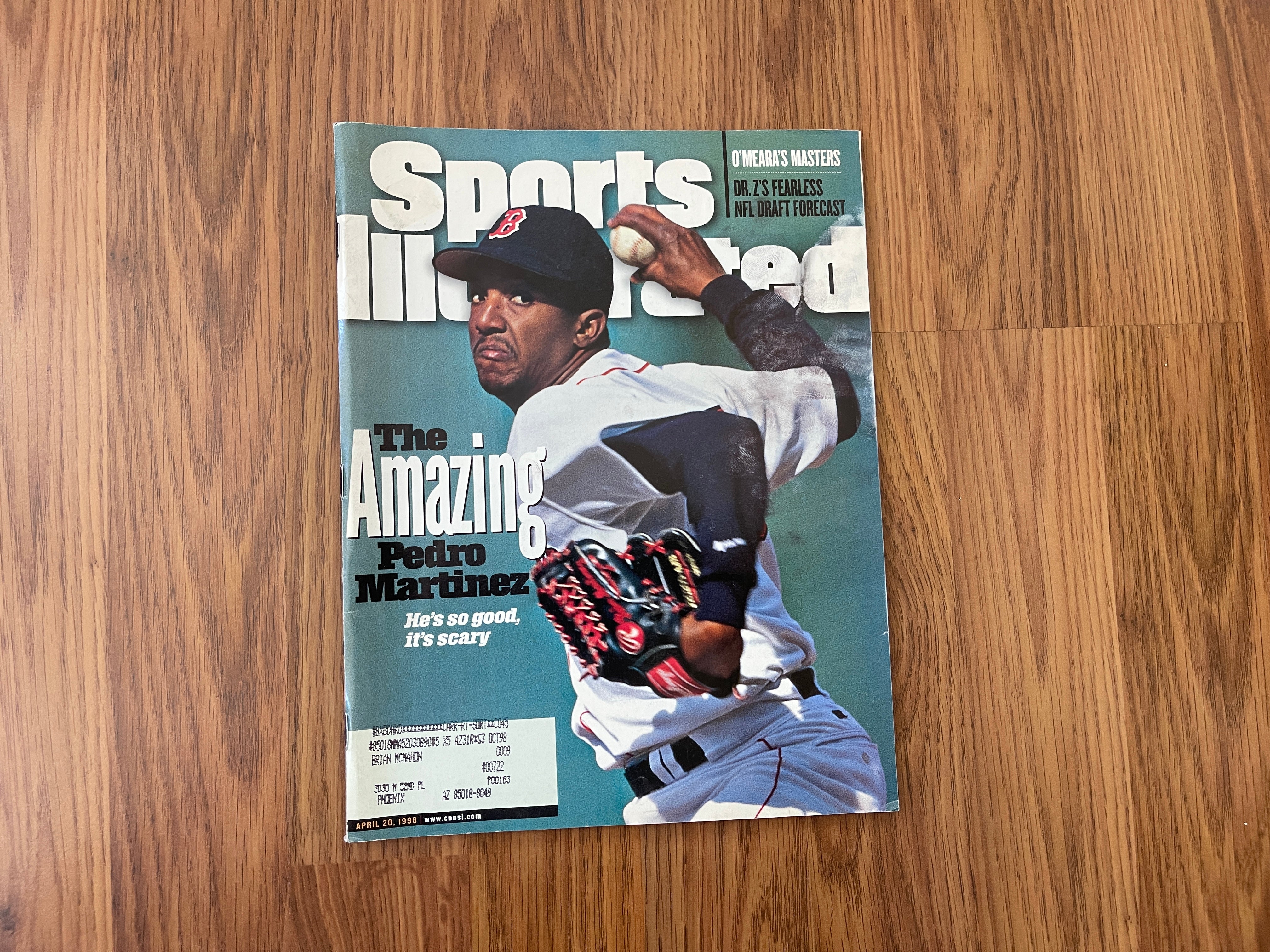 Pedro Martinez 2000 Sports Illustrated For Kids Card - MLB Boston Red Sox