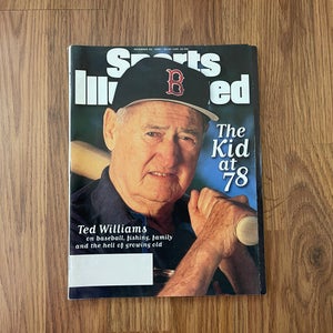 Boston Red Sox Ted Williams MLB BASEBALL 1996 Sports Illustrated Magazine!