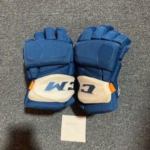 Used Blue CCM HGPJSPP Pro Stock Gloves Colorado Avalanche #9 13”