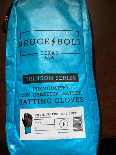 Bruce Bolt long cuff batting gloves