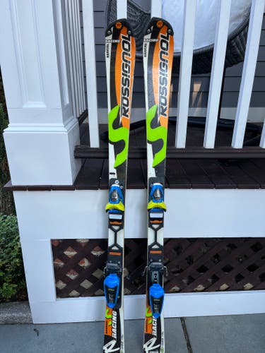 Used Rossignol Slalom Racing Skis With Bindings