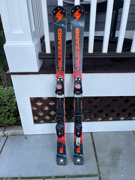 Used Unisex 2020 Blizzard Racing SL FIS Skis With Bindings Max Din 