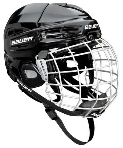 New Bauer Ims 5.0 Helmet Combo Lg Blk