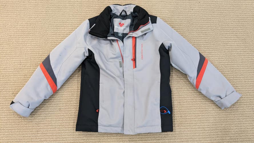 Gray Used Medium Obermeyer Ski Jacket - Boys (10-12)