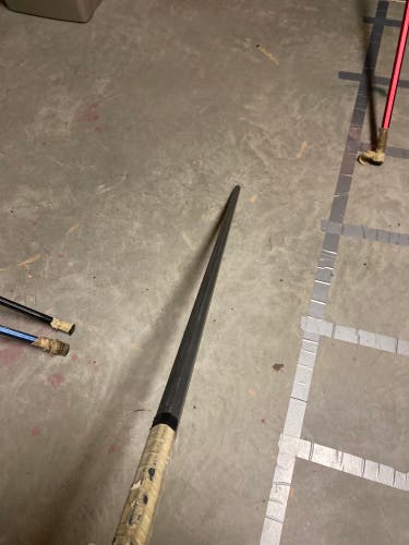 Custom New Maverik 13" M5 Lacrosse Gloves + Used Caliber Shaft