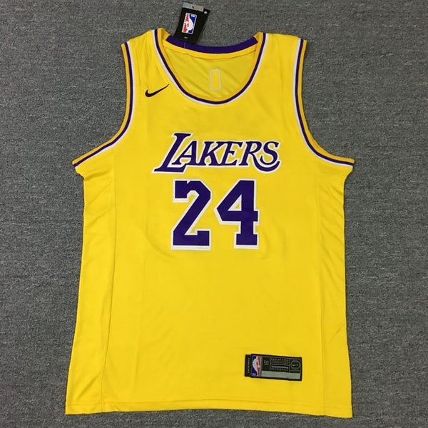 VTG New Era Knitting Mills Inc Lakers Mesh Baseball Jersey #4 Made