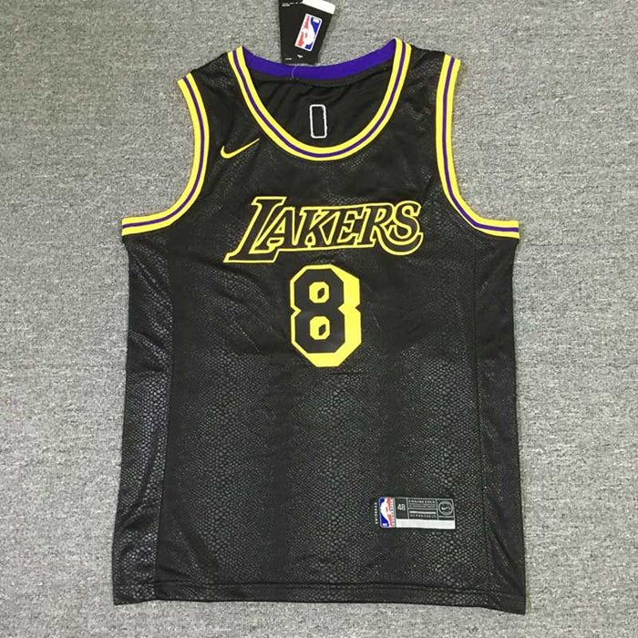 Kobe Bryant 8 +24 Black Mamba commemorative jersey