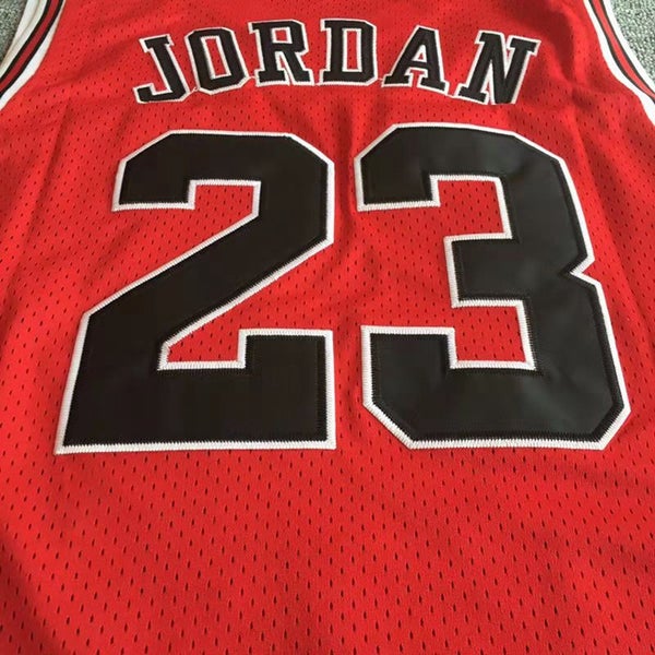 Men's Michael Jordan Bulls Red Jersey Men's New Adult XL Mitchell