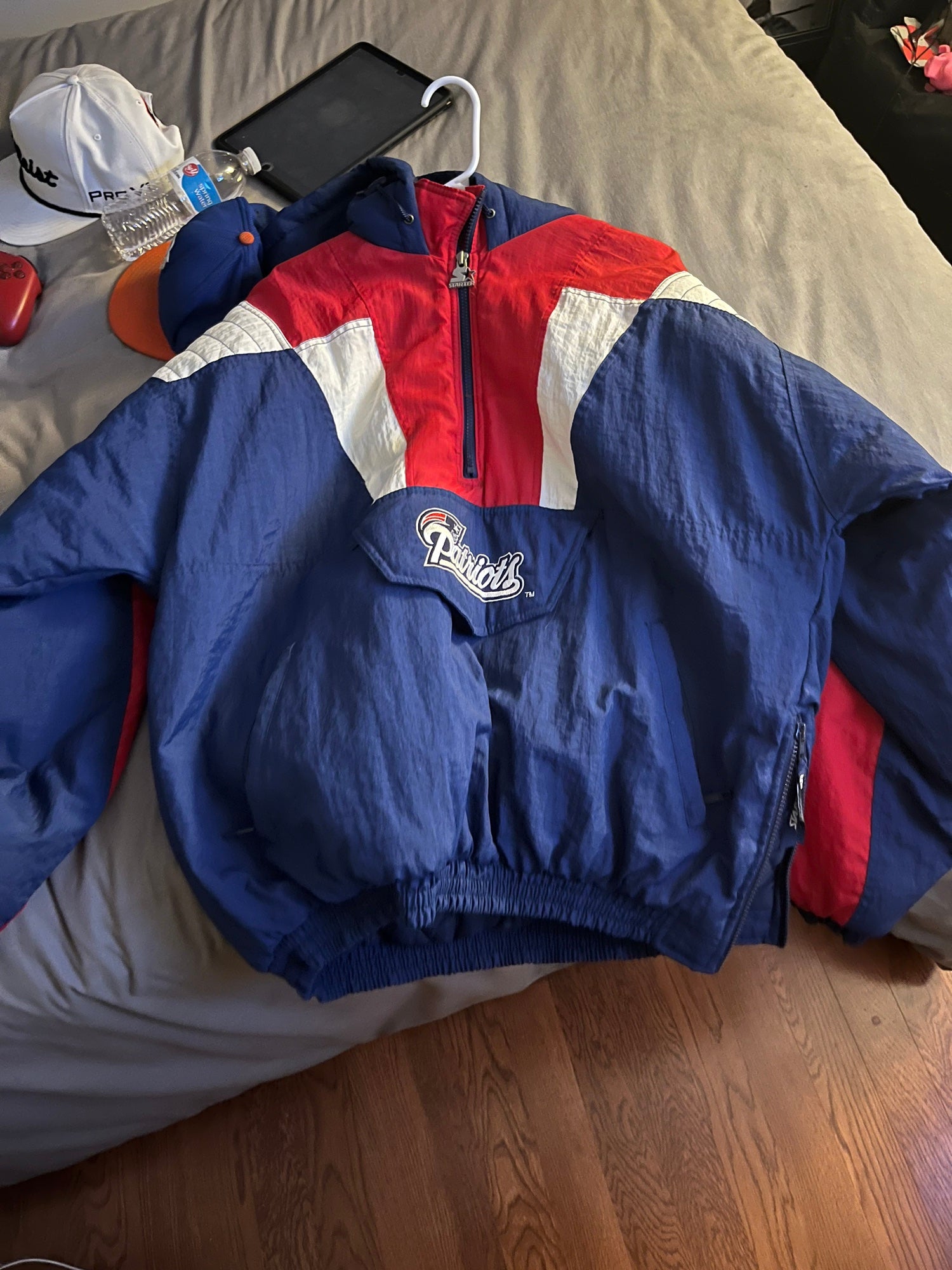 Patriots starter shop pullover jacket