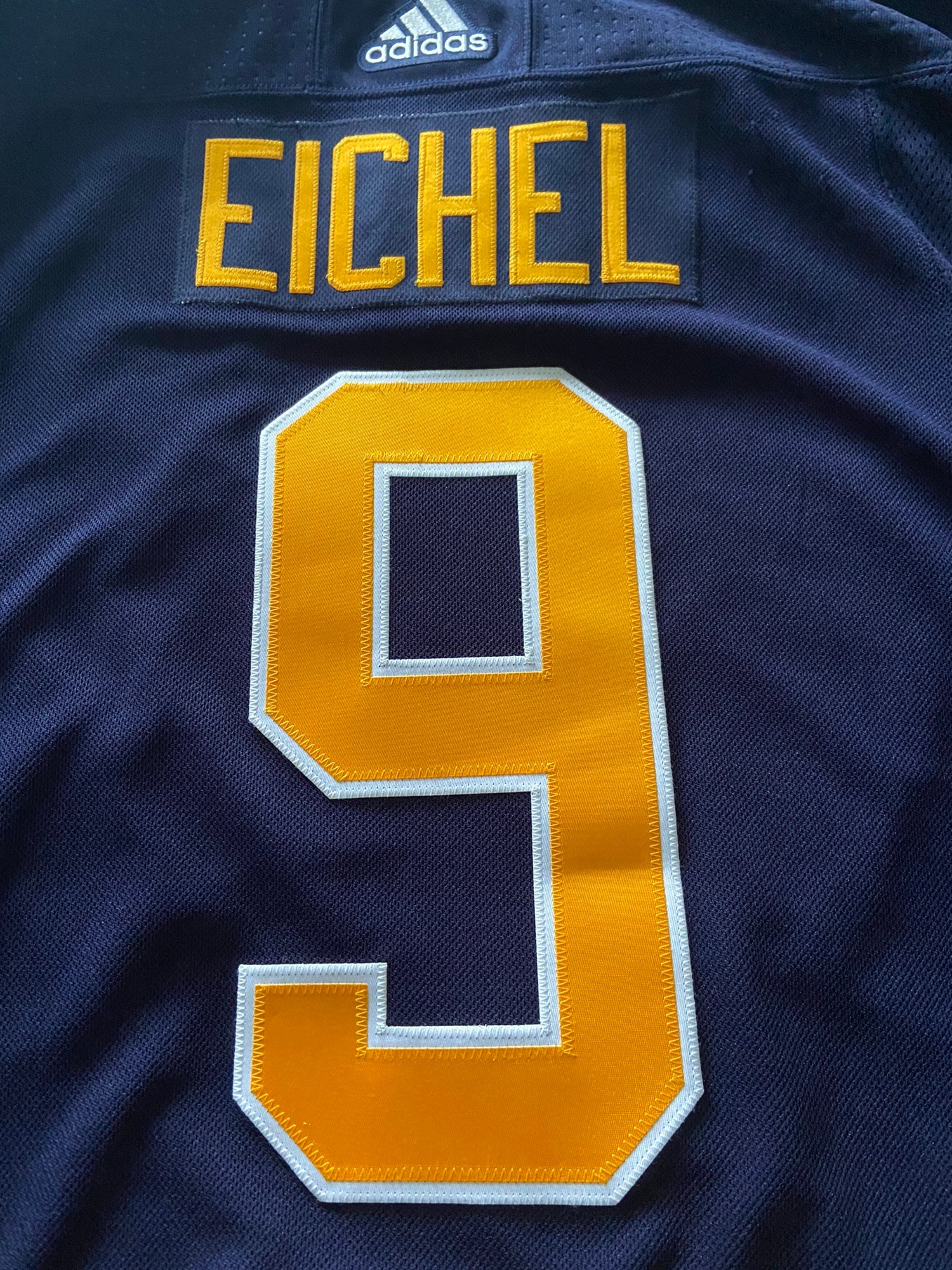 ANY NAME AND NUMBER BUFFALO SABRES THIRD AUTHENTIC ADIDAS NHL