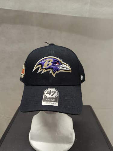 NWS Baltimore Ravens '47 Super Bowl XXXV Sidepach Strapback Hat NFL