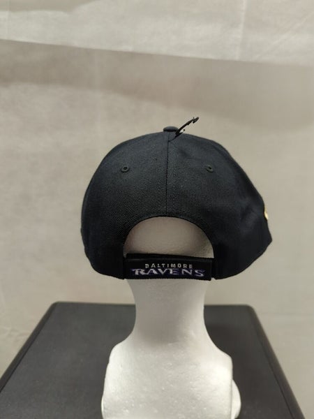 Vintage Baltimore Ravens Cap Hat, Full Leather NFL Hat, American Football Team Club, Super Start Outdoor Hat, Adjustable Size Made in USA