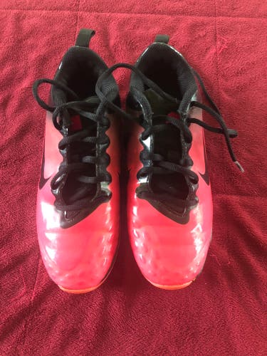 Pink Kid's Molded Cleats Low Top