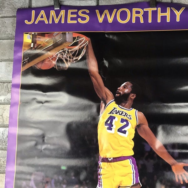 James Worthy Los Angeles Lakers Mitchell & Ness Hardwood Classics