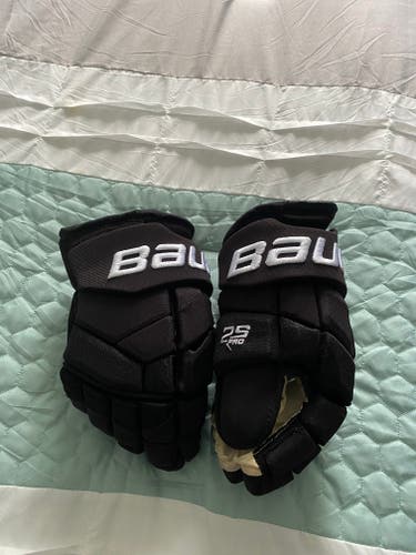 Anaheim Ducks Pro Stock Bauer Supreme 2S Pro Gloves 14" Pro Stock