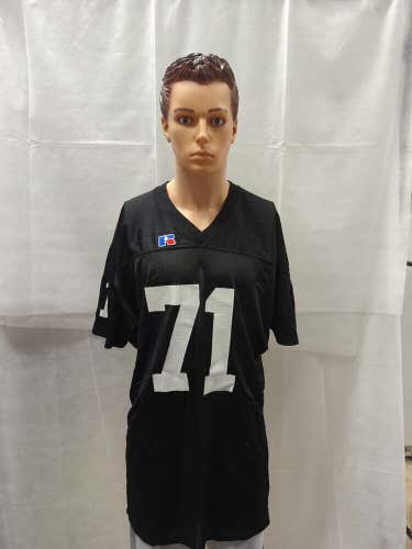 Vintage Russell Athletic Black Football Jersey XL