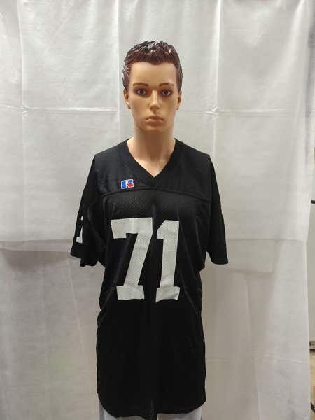 Vintage Russell Athletic Black Football Jersey XL | SidelineSwap