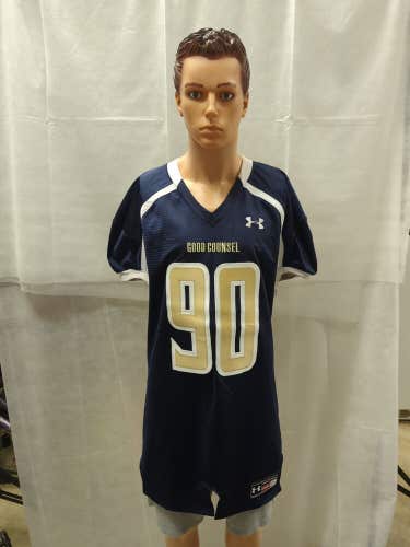 Game Used Good Counsel Falcons Under Armour Football Jersey XXL 2XL
