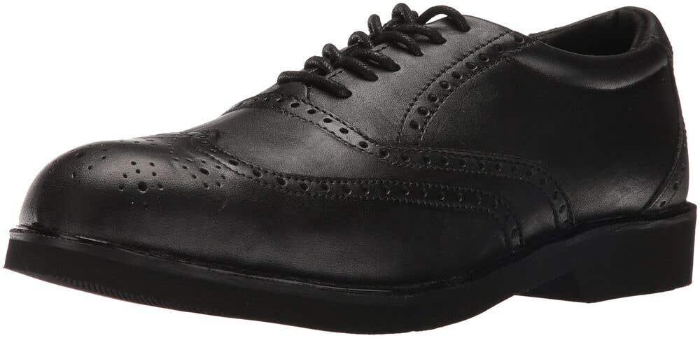 Rockport Dressports Men's Black Steel Toe EH Wing Tip Oxford 7.5