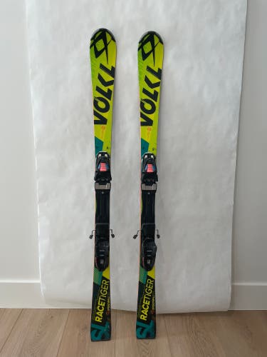 Used Volkl Race Tiger 131 SL Skis With Marker Bindings