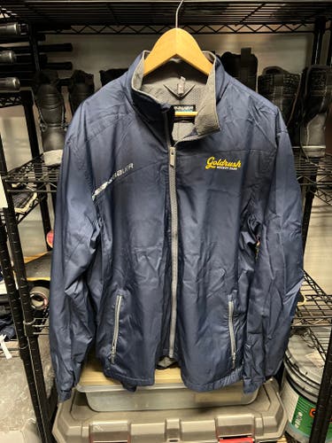 Bauer Coaches' Jacket & Pants Set - Blue with Goldrush Hockey Club - New with Tags