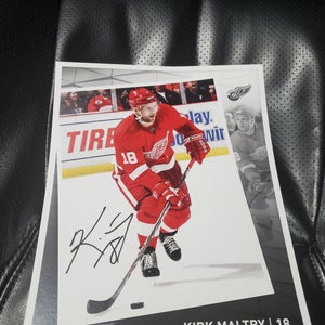Kirk Maltby Detroit Red Wings Signed Photo