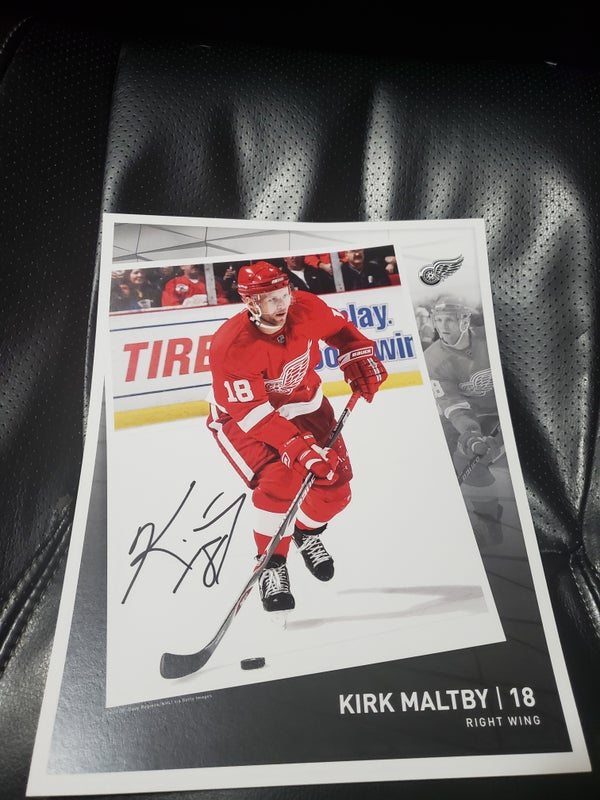 Kirk Maltby Detroit Red Wings Signed Photo
