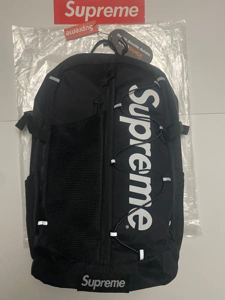 Supreme ブラック リュック SS17 Supreme Backpack SS17 Black BOX LOGO 100% AUTHENTIC | eBay