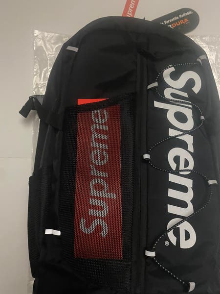 SOLD OUT** Supreme SS17 black Box Logo Backpack bag