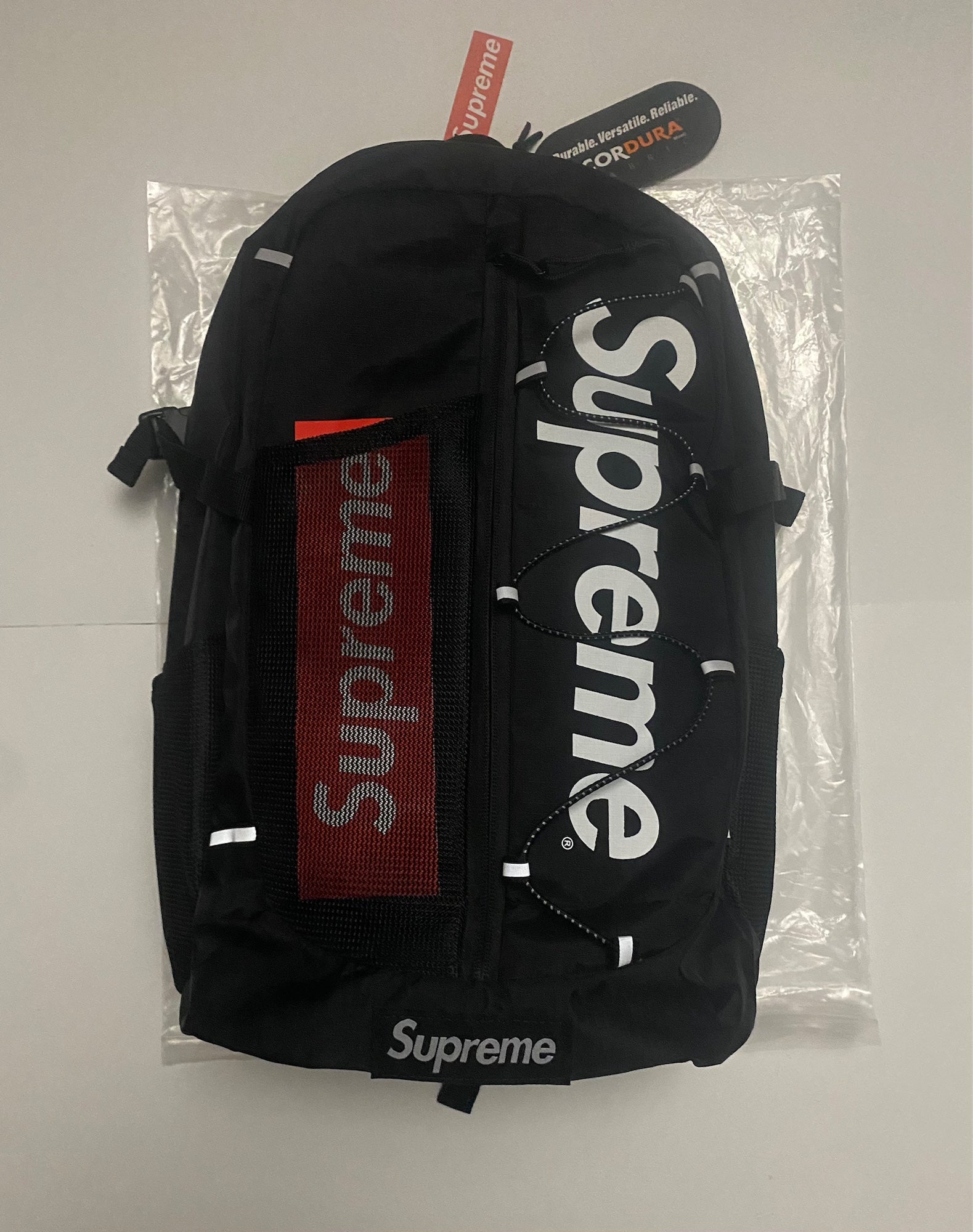 Supreme SS17 black Box Logo Backpack bag | SidelineSwap