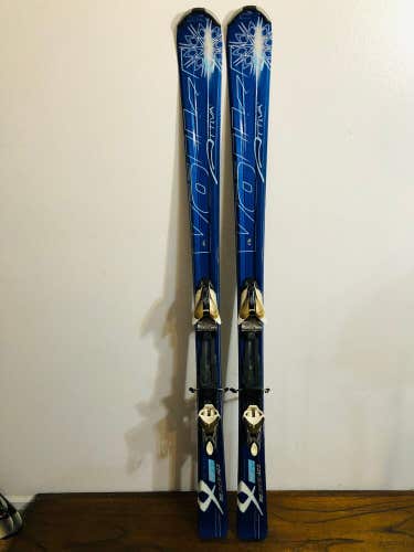Volkl Attiva Unlimited AC3 Women's Downhill Skis 163 cm. Marker Attiva Bindings