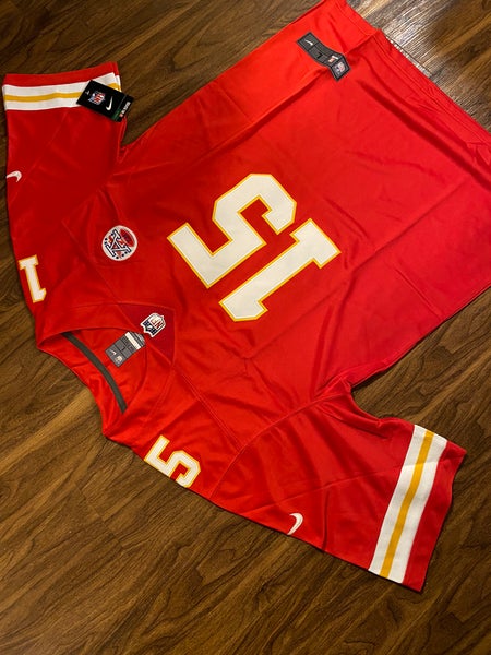 Nike NFL Kansas City Chiefs Super Bowl LVII (Patrick Mahomes) Men's Game Football Jersey - Red L