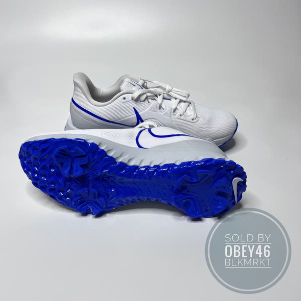 Nike React Infinity Pro White Blue Golf Shoes Comfort 7M 8.5