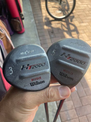 Golf Clubs Wilson 3 And 5 Wood