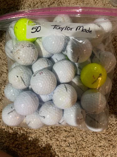 Used TaylorMade 50 Pack Balls