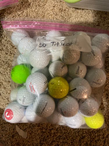 Used Titleist 50 Pack Balls