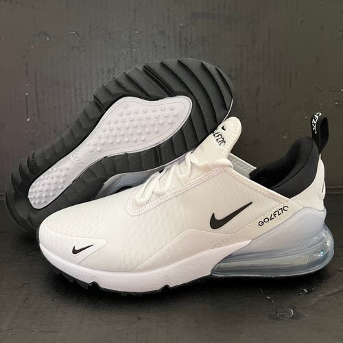 (Size 8.5) Nike Air Max 270 G Golf Shoes 'White Black'