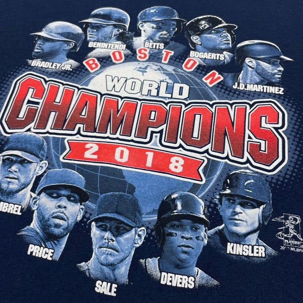 Boston Red Sox Shirt Men 2XL Adult Blue MLB Baseball 2018 World Series  Champs