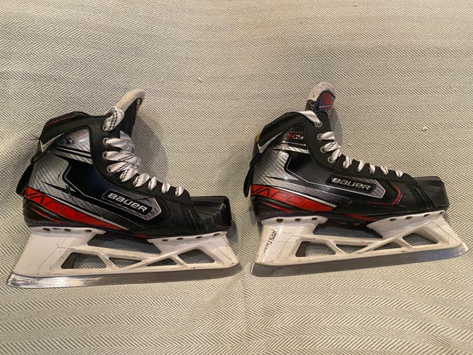 Senior Used Bauer Vapor X2.9 Hockey Goalie Skates Size 10