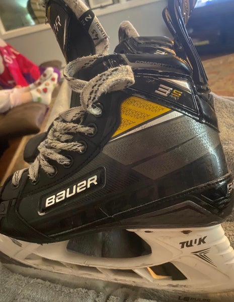 Used Bauer Size 4.5 Supreme 3S Pro Hockey Skates