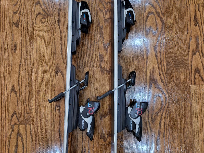 Stockli Laser SL FIS Skis 144 cm With Bindings | SidelineSwap