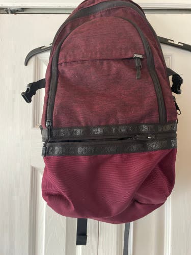 “Pink” used Maroon Backpack