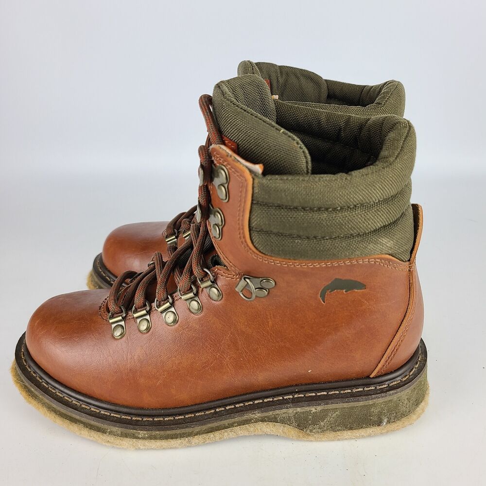 leather fishing boots