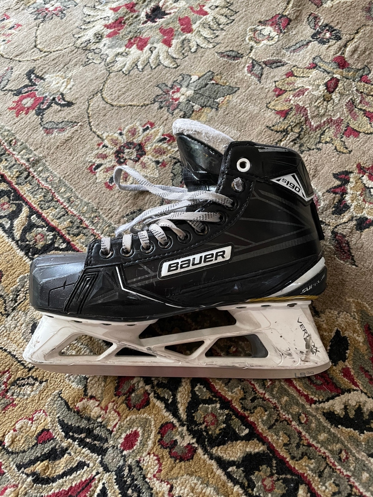 Used Bauer Regular Width  Size 8 Supreme S190 Hockey Goalie Skates