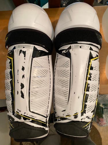 Used 13” CCM Super Tacks AS1 Shin Pads