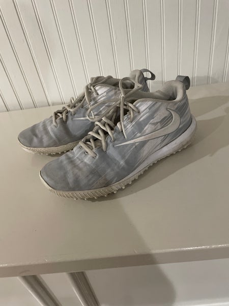 Gray Used Turf Cleats Low Top Huarache