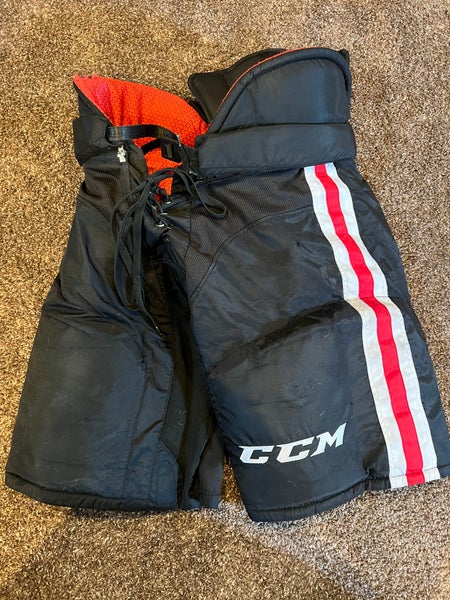 Chicago Blackhawks Senior Used Medium CCM HP45 Hockey Pants Pro Stock